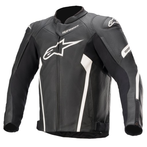 ШКІРЯНА КУРТКА ALPINESTARS FASTER V2 ЧОРНО-БІЛА