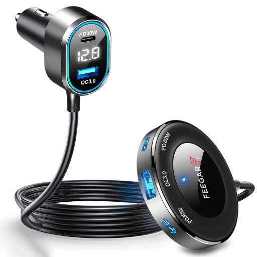 РОЗГАЛУЖУВАЧ ПРИКУРЮВАЧА FEEGAR 12 - 24V 5USB