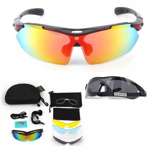 Окуляри Поляризаційні велосипедні окуляри 5 шт