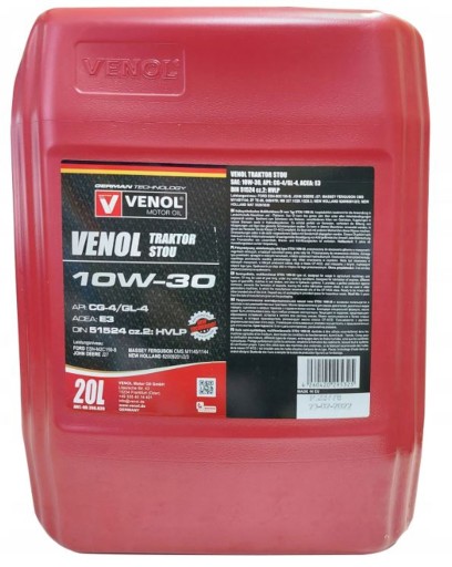 VENOL TRACTOR STOU 10W30 20л