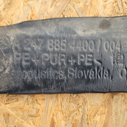 Schalldämmung des Kotflügels MERCEDES GLA W247 A2478854400