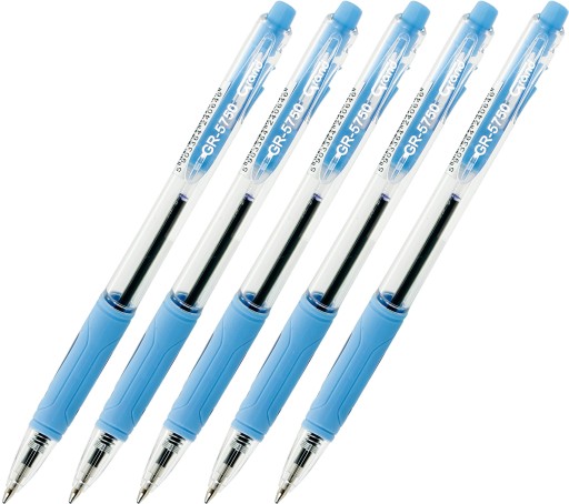 Guľôčkové pero Grand GR-5750 modré automatické 5ks