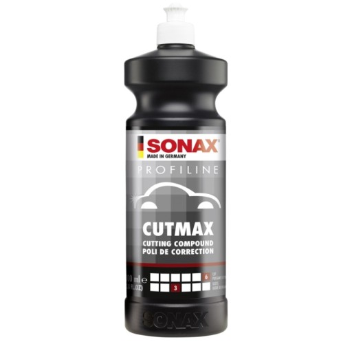 SONAX PROFILINE CUTMAX 06/03 1 л ПОЛИРОВАЛЬНАЯ ПАСТА ДЛЯ РЕЗКИ, БЛЕСК АГЕНТА
