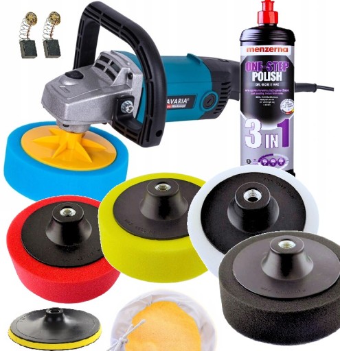 ПРОФЕССИОНАЛЬНЫЙ ПОЛИРОВЩИК 2950W 4XGUB + ПАСТА MENZERNA