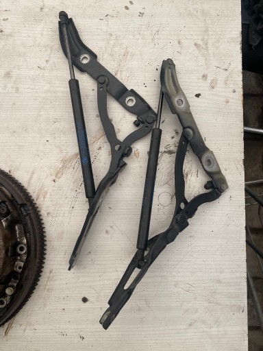 BMW E90 hinges KOMPLET of the rear bonnet 7060628 7060627 left + right BLACK S.