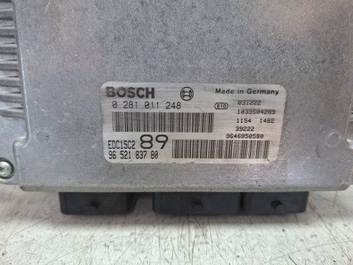 control unit of the engine 0281011248 9646850580 9652183780 PEUGEOT CITROEN 2.0 HDI