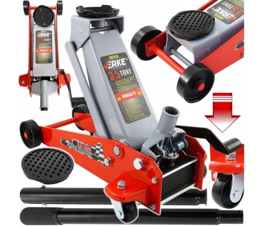 АВТОМОБІЛЬНИЙ ДОМКРАТ ДОМКРАТ ЖАБА 3,5 Т ПЕДАЛЬ ГУМА