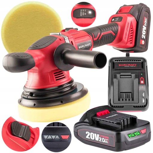 COP-S20LIB АКУМУЛЯТОРНА МАШИНА ДЛЯ ПОЛІРУВАННЯ АВТОМОБІЛІВ 2,0 Аг.