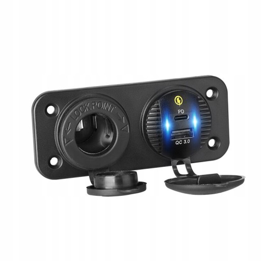 Автомобільний Usb 12V тип C розетка панель вилка 2 P