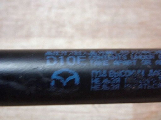 Mazda CX-3 2015-2021 telescope damper bonnet rear part rear left