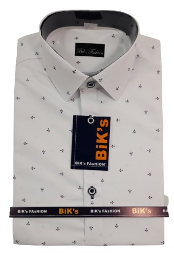 Дитяча сорочка БІКС розмір 152 короткий рукав біла