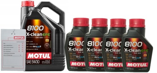 MOTUL 8100 X-CLEAN EFE OIL 5W-30 9л