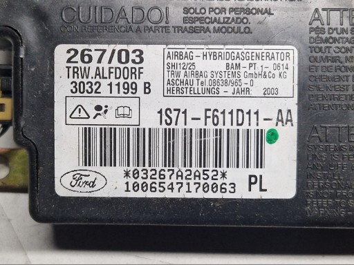 FORD MONDEO MK3 Airbag AIRBAG SITZ links 1S71-F611D11-AA