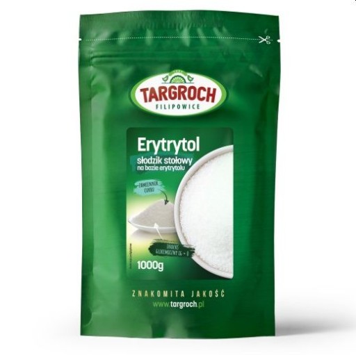 ERYTROL ERYTRITOL 1kg Prírodné sladidlo 0 kalórií