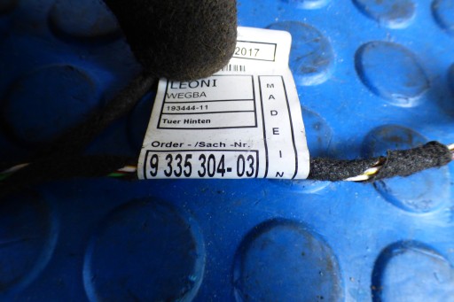 wiring door left rear part 9335304-03 BMW 1 F20