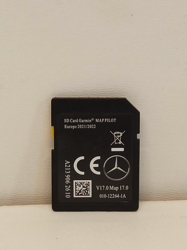 MERCEDES W205 SD карта карта GARMIN A2139062610