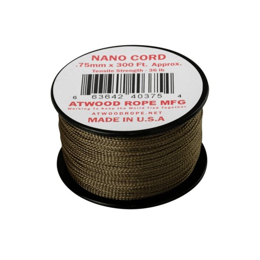Atwood Rope MFG Nano Cord coyote 0,75 мм х 91 м