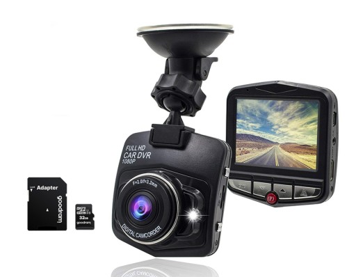 ВІДЕОРЕЄСТРАТОР СПЕРЕДУ І ЗЗАДУ + HD VGA КАМЕРА ЗАДНЬОГО ВИДУ + КАРТА ПАМ'ЯТІ 32 ГБ