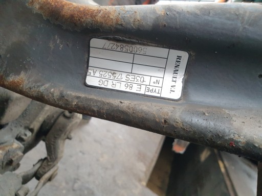 E82CN - Передній міст renault e 86 lr dg 5600584277
