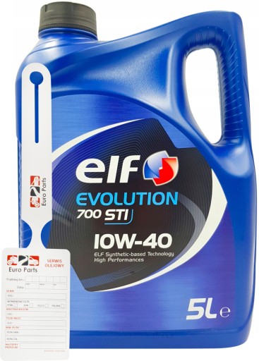 МАСЛО ELF 10W40 EVOLUTION 700 STI 5L 501.01 / 505.00