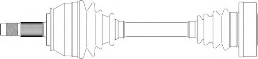 Приводной вал GENERAL RICAMBI AR3073 ALFA ROMEO