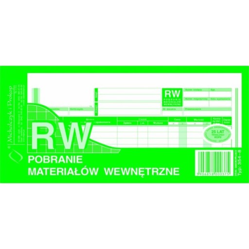 FW POBRANIE MATERIAŁU WEWNĘTRZNE (WIELOKOPIA) MICHALCZYK I PROKOP 1/3 A4