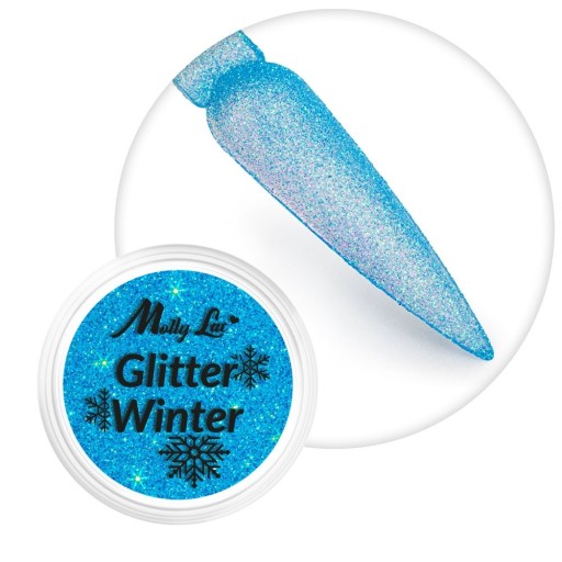MollyLac Glitter Winter 05 - 1g peľ efekt na zdobenie