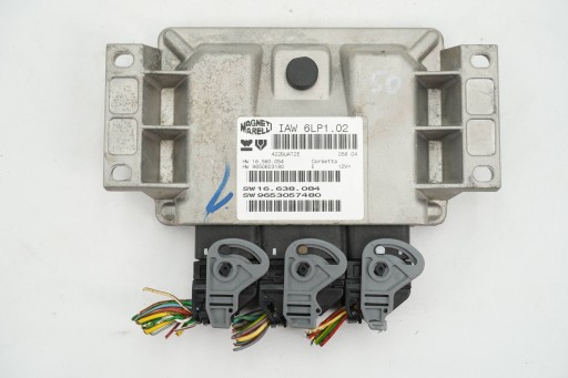 Компьютерный контроллер двигателя peugeot 307 9653057480