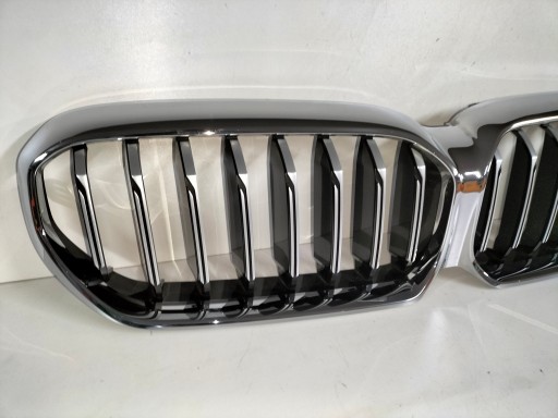 maska mřížka maska ledvinky BMW 5 G30 G31 LCI LIFT 20- chrom