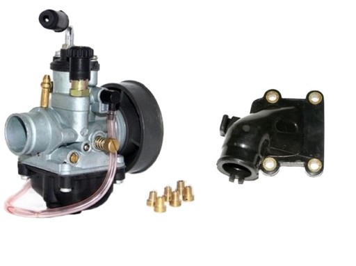 WAB5958114036625799 - Карбюратор Тюнінг 21мм + патрубок Yamaha SLIDER ZUMA 50