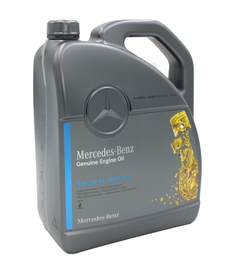 МАСЛО МОТОРНЕ MERCEDES MB 229.5 5W-40 5л ОРИГ.