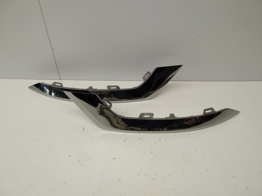 2019r + Renault Captur II moulding left right chrom w bumper rear part original