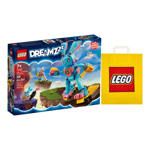 LEGO DREAMZZZ č.71453 - Izzie a zajačik Bunchu + Darčeková taška LEGO