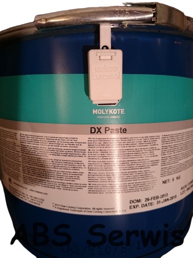 Molykote DX мастильна паста біла 5 кг