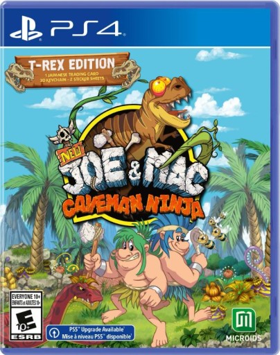 New Joe & Mac - Caveman Ninja T-Rex Edition (PS4)