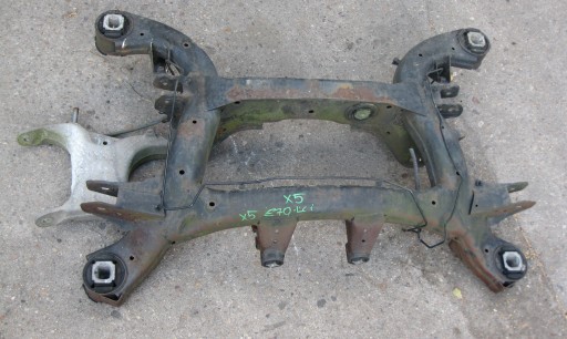 BMW X5 E70 suspension beam rear part axle beam + arm POPRZECZNY rear part 6770953