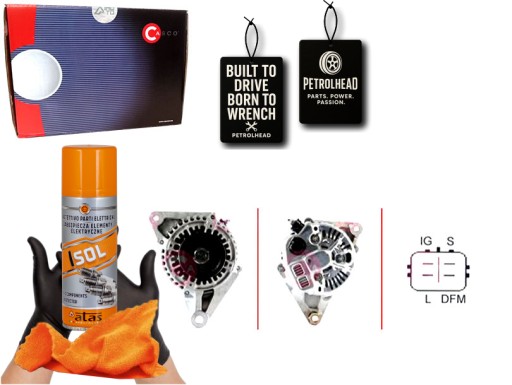 CASCAL40167AS#ECS-PCP+K - Генератор каско 2706028060 2706000140a 270600d160 #petrolhead pro+ kit4