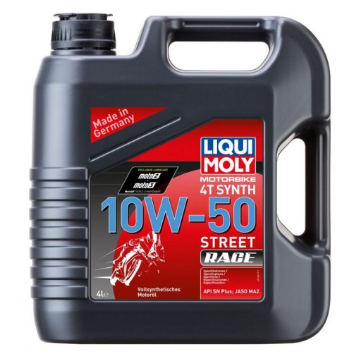 LIQUI MOLY ENGINE OIL 4T 10W50 STREET RACE 4л