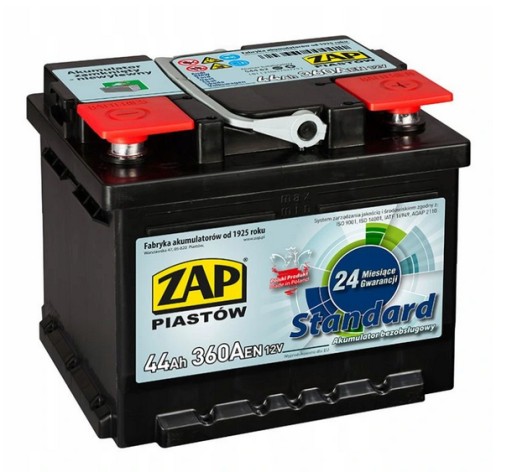 АВТОМОБІЛЬНИЙ АКУМУЛЯТОР ZAP МАТОЧИН EN 44AH 360A P+