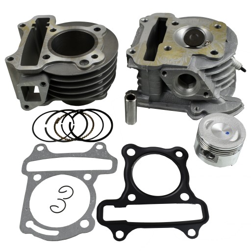 6666-D2-U0-45 - Циліндр плунжерна головка 4T GY6 80ccm великі клапани