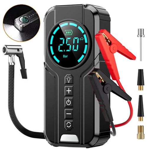 АВТОМОБИЛЬНЫЙ СТАРТЕР БУСТЕР-КОМПРЕССОР 10000МАЧ 1000А 150PSI