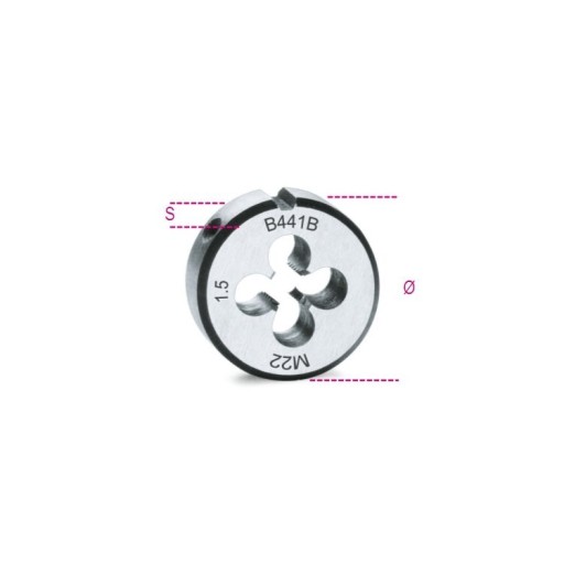 КРУГЛЫЙ МАТРИЦА БЕТА M18 x 1,5 мм