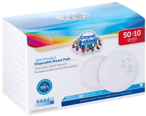 Canpol babies Disposable Liners White 60 шт.