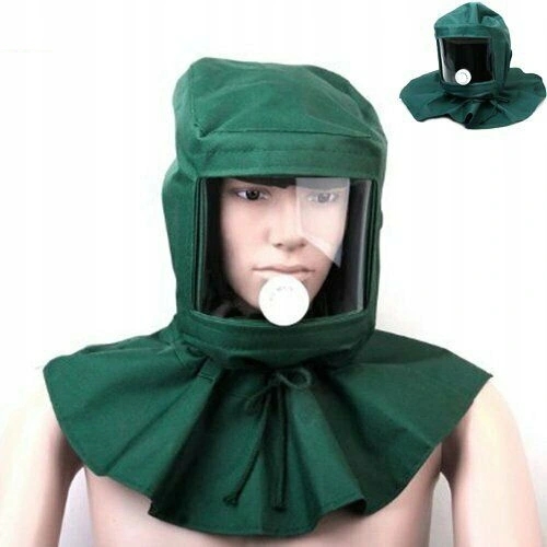 ПЕСКОСТРОЙНАЯ МАСКА С ЗАЩИТНЫМ ШЛЕМОМ