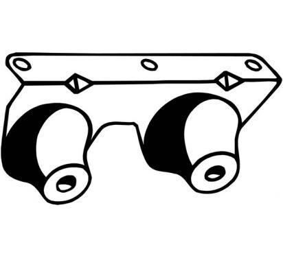 255-796 - BOSAL гума VOLKSWAGEN CALIFORNIA T5