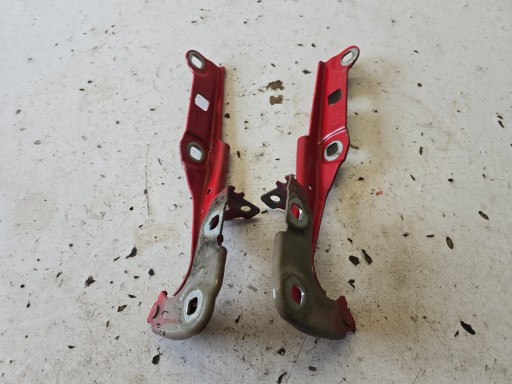 OPEL ASTRA K 5 V bonnet hinges right left KOMPLET red Z50S
