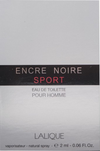 lalique encre noire sport woda toaletowa 2 ml    