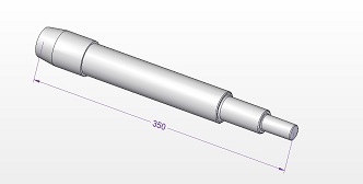 C304.01.02.00 - Штифт поворотного столу C304.01.02. 00 Z-410 L-350