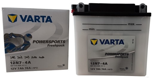 507013004A514 - Акумулятор Varta 12n7-4a 12V 7Ah 74A