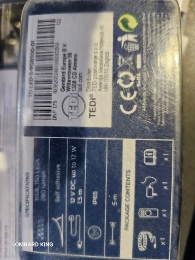TAŚMA LED-STREIFEN TEDI TD-LED-S-RGB500-01 (5908222221447